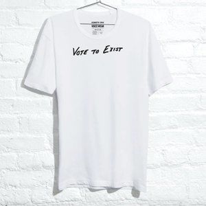 NWT Kenneth Cole Vote to Exist T-Shirt - S